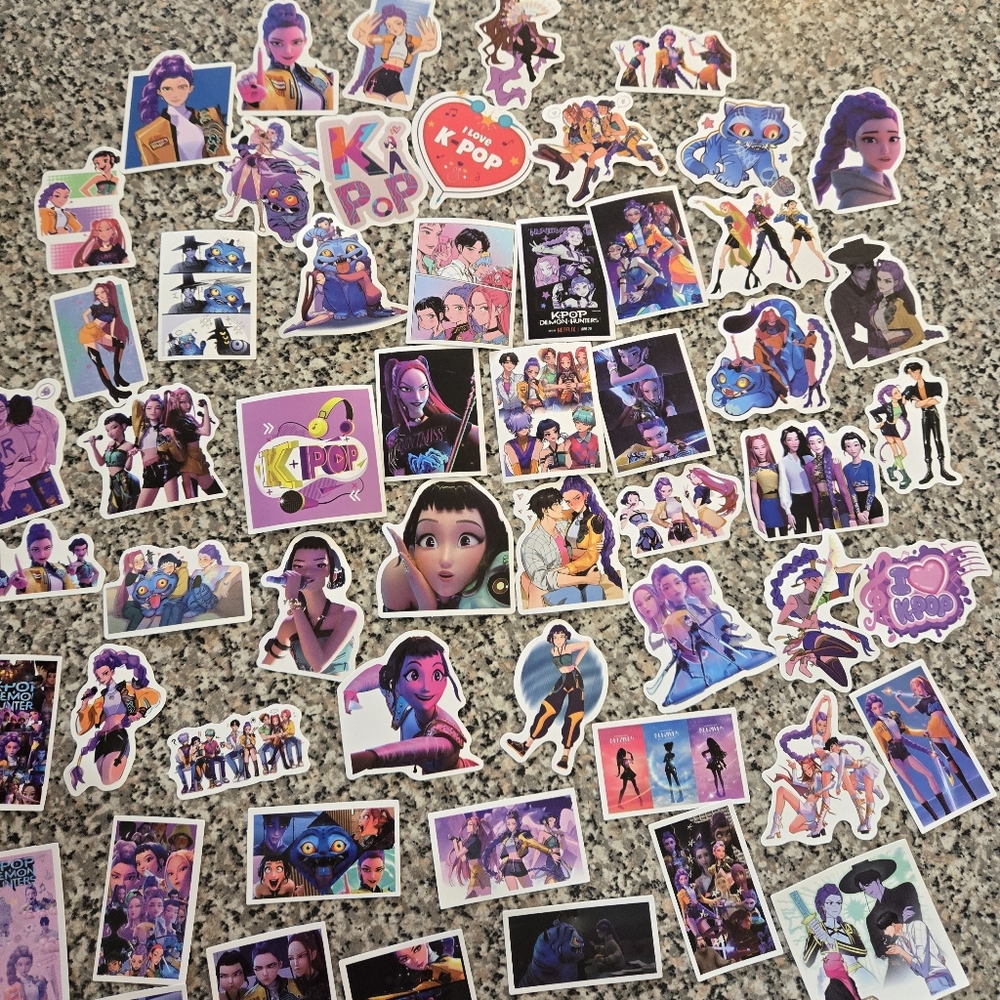 ๐๐ K-Pop Demon Hunters Stickers - Picture 3 of 6